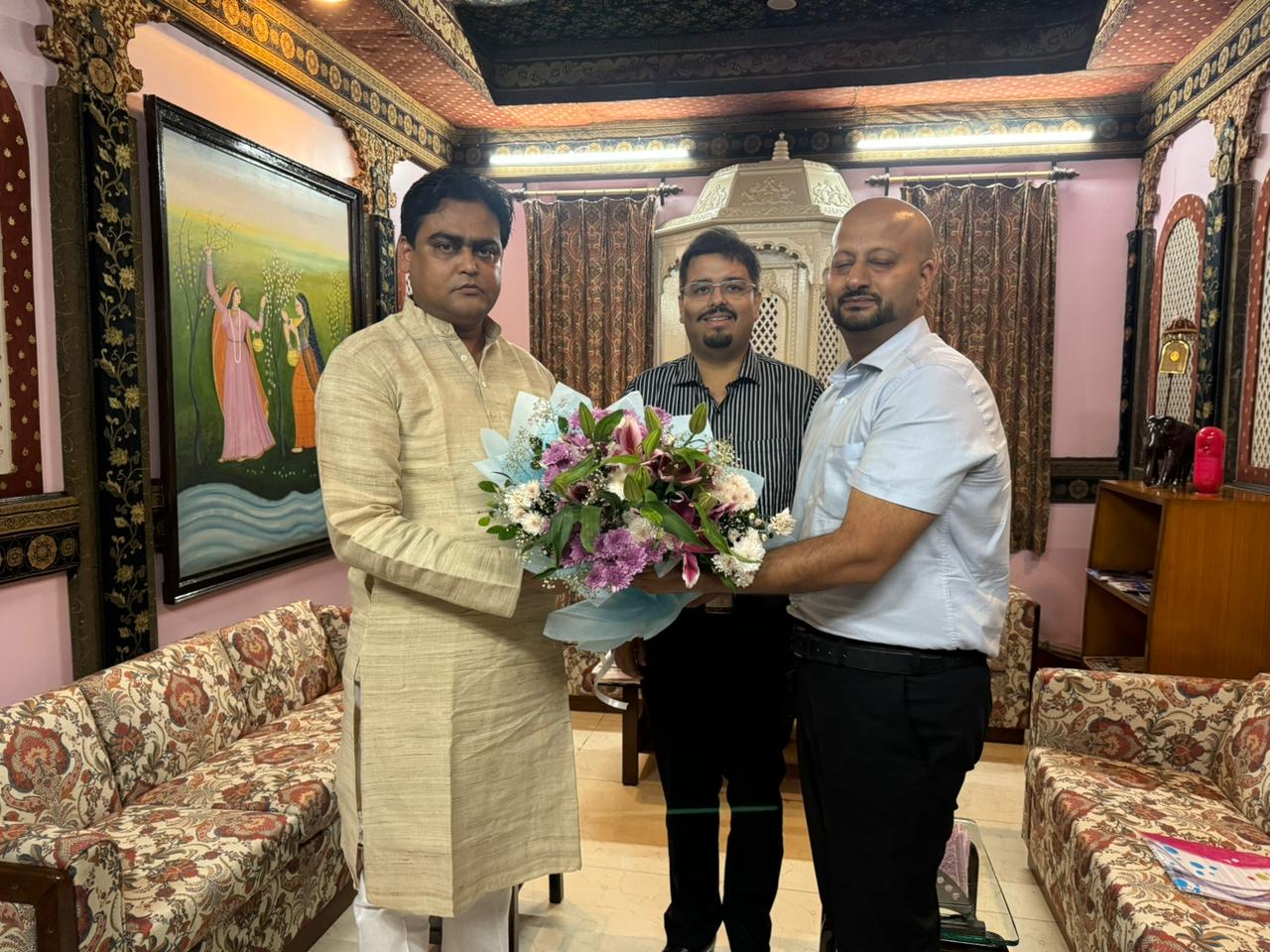 HMI Trustees met and felicitated Hon’ble Shri Shantanu Thakur on Independence Day 2024 — a visionary interaction on maritime training.